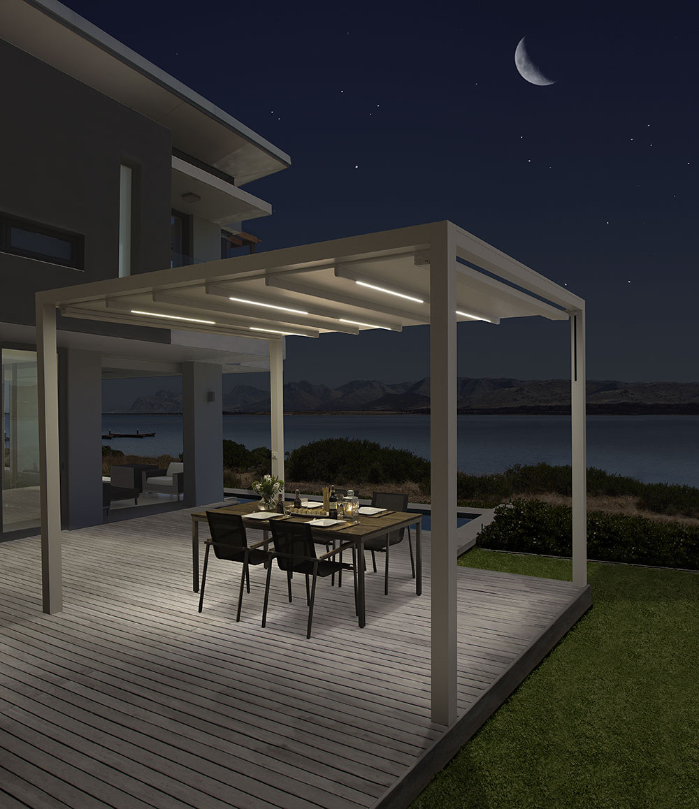 Die PERGOLA SUNRAIN