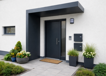 Haustürüberdachung